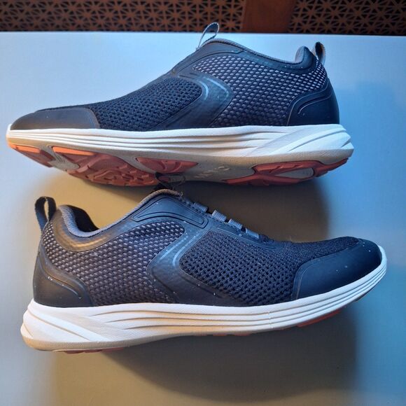 Vionic Gored-Lace Athletic Sneakers - Reign Black Size 7W - Picture 5 of 7